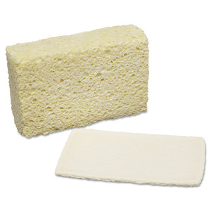 AbilityOne 7920002402555, SKILCRAFT, Natural Cellulose Sponge, 3.63 x 5.75, 1.75" Thick, Natural, 12/Pack (NSN2402555) View Product Image