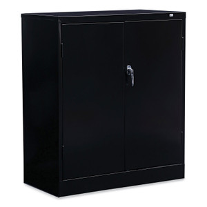 Alera Economy Assembled Storage Cabinet, 36w x 18d x 42h, Black (ALECME4218BK) View Product Image