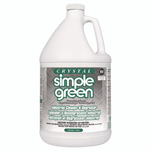 Simple Green Crystal Industrial Cleaner/Degreaser, 1 gal Bottle, 6/Carton