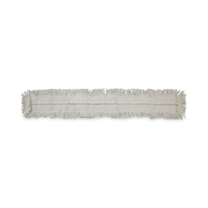 Boardwalk Disposable Dust Mop Head, Cotton, Cut-End, 60w x 5d