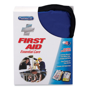 PhysiciansCare by First Aid Only Soft-Sided First Aid Kit for up to 10 People, 95 Pieces, Soft Fabric Case (FAO90166) View Product Image