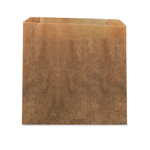 HOSPECO Waxed Kraft Liners, 10.5" x 9.38", Brown, 250/Carton (HOS6141) View Product Image