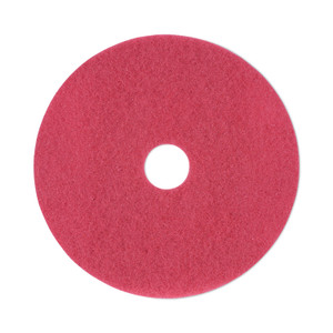 Boardwalk Buffing Floor Pads, 19" Diameter, Red, 5/Carton