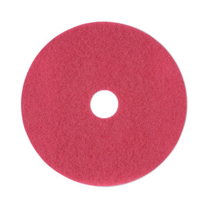 Boardwalk Buffing Floor Pads, 19" Diameter, Red, 5/Carton (BWK4019RED) View Product Image