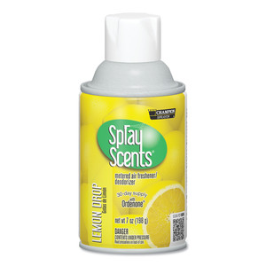 Chase Products Champion Sprayon SPRAYScents Metered Air Freshener Refill, Lemon, 7 oz Aerosol, Spray 12/Carton (CHP5189) View Product Image