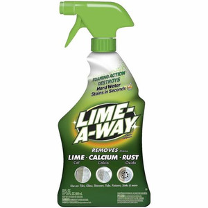 Lime-A-Way Liquid Cleaner - For Multipurpose - Liquid - 22 fl oz (0.7 quart) - Recommended For: Limescale Remover, Calcium Deposit Remover, Stain Remover, Hard Water Remover, Rust Remover - Unscented, Easy to Use - (RAC87103)