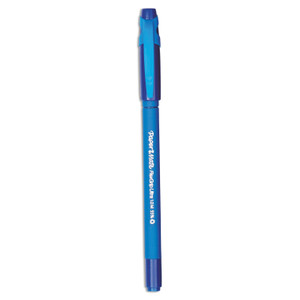 Paper Mate FlexGrip Ultra Recycled Ballpoint Pen, Stick, Medium 1 mm, Blue Ink, Blue Barrel, Dozen (PAP9610131) View Product Image