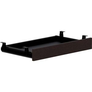 Lorell Universal Center Drawer - 5.1" Height x 16.7" Width x 28.4" Length - Finish: Espresso