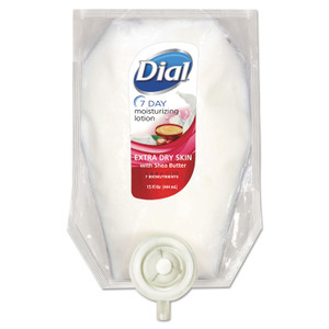 Dial Professional 7-Day Moisturizing Lotion for Versa Dispenser, 15 oz, Refill Pouch, 6/Carton