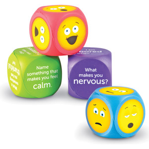 Learning Resources Soft Foam Emoji Cubes (LRNLER7289) View Product Image