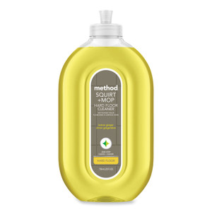 Method Squirt + Mop Hard Floor Cleaner, 25 oz Spray Bottle, Lemon Ginger, 6/Carton (MTH00563CT) View Product Image