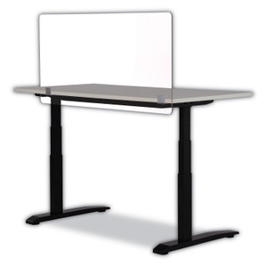 Safco 7516 Series Wellness Panel, 47.5 x 2.5 x 23.5, Acrylic, Clear