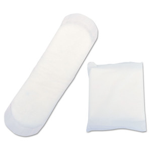 HOSPECO Maxithins Sanitary Pads, 250/Carton