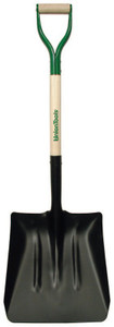 The Ames Companies  Inc. Steel Coal Shovels  14.5 X 13.5 Sq Pt Blade  27 In White Ash D-Grip Handle (760-54109)
