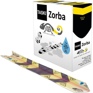TASKI Leak Lizard Absorbent Control Strip - 100 ft Length - 50 / Carton