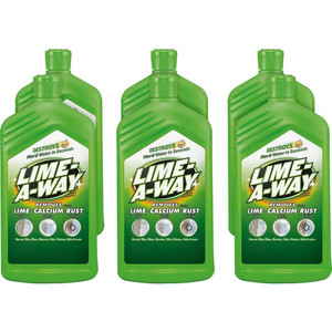 Lime-A-Way Cleaner - For Multipurpose - 28 fl oz (0.9 quart) - Recommended For: Limescale Remover, Calcium Deposit Remover, Rust Remover, Soil Remover, Stain Remover - Unscented - Clear - (RAC87000CT)