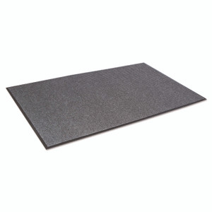 Crown Needle Rib Wipe and Scrape Mat, Polypropylene, 36 x 120, Gray