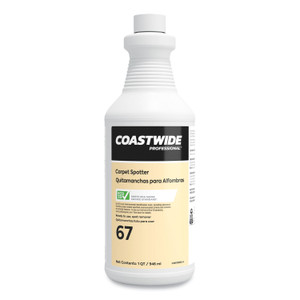 Coastwide Professional Carpet Spotter 67, Citrus Scent, 32 oz Bottle, 6/Carton (CWZ670032A) View Product Image