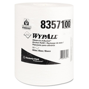 WypAll X70 Wipers in a Bucket Refills, No Bucket, 13 x 10, White, 220/Rolls, 3 Rolls/Carton (KCC83571) View Product Image