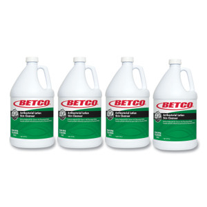 Betco Antibacterial Lotion Skin Cleanser Refill, Tropical Hibiscus Scent, 1 gal, 4/Carton