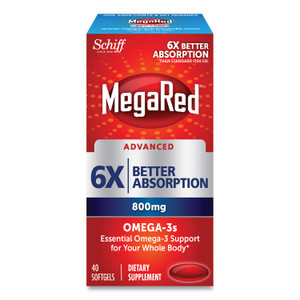 MegaRed Advanced 6X Absorption Omega, 800 mg, 40 Count View Product Image