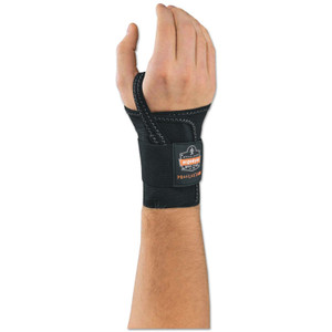 ergodyne ProFlex 4000 Wrist Support, Medium (6-7"), Fits Left-Hand, Black, Ships in 1-3 Business Days View Product Image