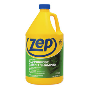 Zep Commercial Concentrated All-Purpose Carpet Shampoo, Unscented, 1 gal Bottle (ZPEZUCEC128EA) View Product Image