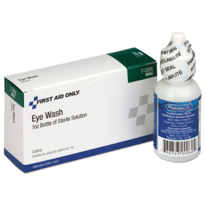 First Aid Only 24 Unit ANSI Class A+ Refill, Eyewash, 1 oz (FAO7008) View Product Image