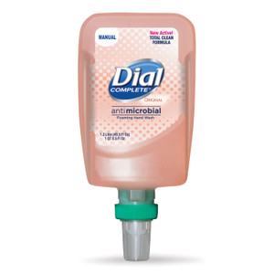 Dial Professional Antibacterial Foaming Hand Wash Refill for FIT Manual Dispenser, Original Scent, 1.2 L