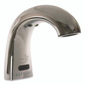 Rubbermaid Commercial One Shot Soap Dispenser - Touch Free, Foam, 1.9 x 5.5 x 4, Polished Chrome