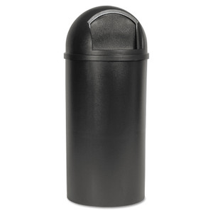 Rubbermaid Commercial Marshal Classic Container, 15 gal, Plastic, Brown (RCP816088BRO) View Product Image