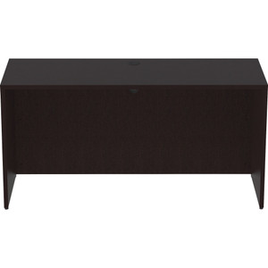 Lorell Essentials Espresso Laminate Credenza Shell (LLR18213) View Product Image