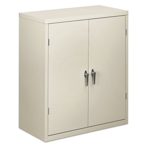 HON Assembled Storage Cabinet, 36w x 18.13d x 41.75h, Light Gray