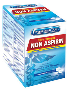 Physicianscare Non-Aspirin Acetaminophen Bx=50Pk (579-90016)