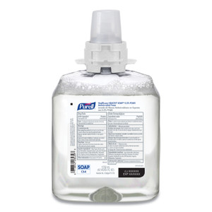 PURELL Healthcare HEALTHY SOAP 0.5% PCMX Antimicrobial Foam Refill, For CS4 Dispensers, Fragrance-Free, 1,250 mL, 4/Carton