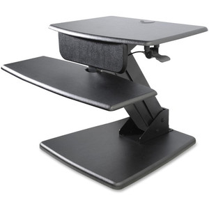 Kantek Sit-To-Stand Computer Workstation, 26-3/4"x23-1/2"x22", BK (KTKSTS810) View Product Image
