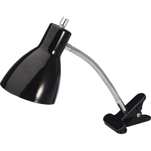 Lorell Desk Lamp, Gooseneck, LED, 10-Watt, 3"Wx4-1/2"Lx15-1/2"H, BK (LLR99963) View Product Image