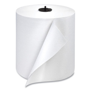 Tork Paper Wiper Roll Towel, 1-Ply, 7.68" x 1,150 ft, White, 4 Rolls/Carton