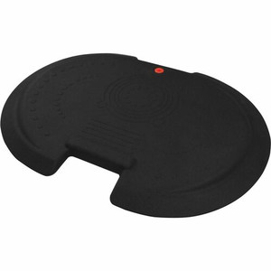 Floortex AFS-TEX System 5000X Anti-fatigue Ergonomic Stand-up Desk Mat - 36" Length x 26" Width x 2" Depth x 2" Thickness - Rectangular - Polyester, Polyurethane - Black
