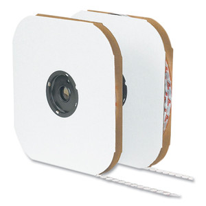 VELCRO Brand Sticky-Back Fasteners, Loop Side, 0.63" dia, White, 1,200/Pack