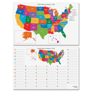 Pacon Dry Erase Learning Board Maps View Product Image