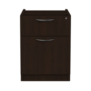 Alera Valencia Series Hanging Pedestal File, Left/Right, 2-Drawers: Box/File, Legal/Letter, Espresso, 15.63" x 20.5" x 19.25" (ALEVA552222ES) View Product Image