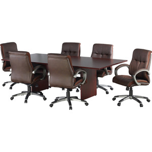 Lorell Essentials Series Mahogany Conference Table (LLR87274) View Product Image