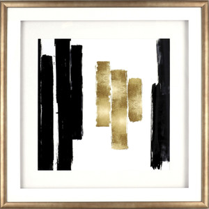 Lorell Blocks Design Framed Abstract Artwork (LLR04476) View Product Image