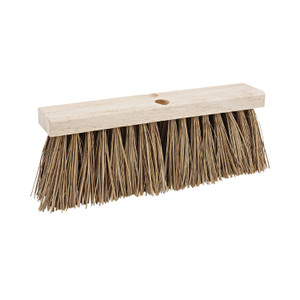 Boardwalk Street Broom Head, 6.25" Brown Palmyra Fiber Bristles, 16" Brush (BWK71160) View Product Image