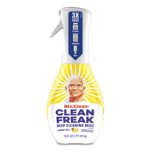 Mr. Clean Clean Freak Deep Cleaning Mist Multi-Surface Spray, Lemon, 16 oz Spray Bottle