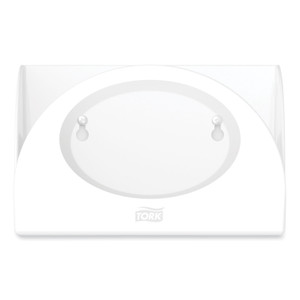 Tork Small Bracket Wiper Dispenser, 8.42 x 4.22 x 5.74, White (TRK655300) View Product Image