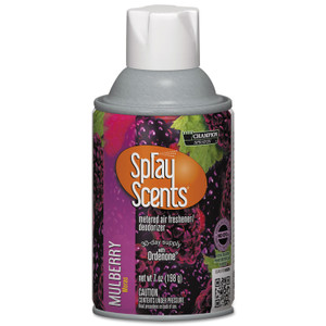 Chase Products Champion Sprayon SPRAYScents Metered Air Freshener Refill, Mulberry, 7 oz Aerosol Spray, 12/Carton Chase Products Champion Sprayon SPRAYScents Metered Air Freshener Refill, Mulberry, 7 oz Aerosol Spray, 12/Carton