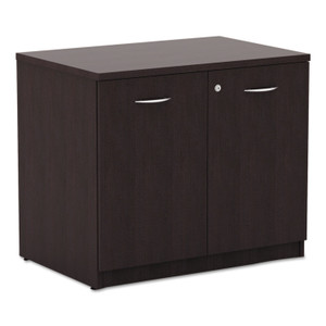 Alera Valencia Series Storage Cabinet, 34.13w x 22.78d x 29.5h, Espresso (ALEVA613622ES) View Product Image