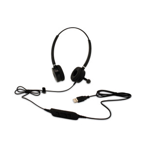 Spracht HS-WD-USB-2 Binaural Over The Head Headset, Black (SPTHSWDUSB2) View Product Image